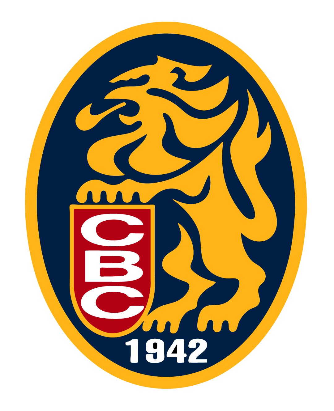 Escudo oficial de los Leones del Caracas, fundados en 1942